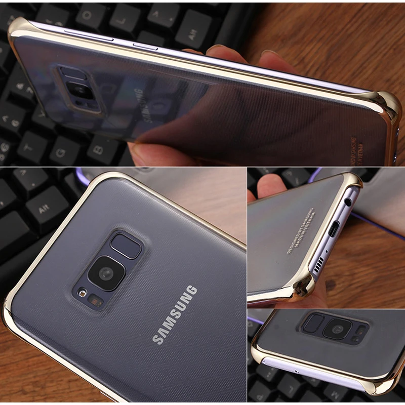 Оригинальный противоударный чехол для телефона Samsung мягкий S8 S8plus Plus + SM G Stealth TPU
