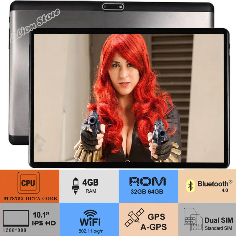 Модный 10 дюймовый планшет PC DHL бесплатная доставка/Android 8 0 Восьмиядерный 4 Гб ОЗУ 64