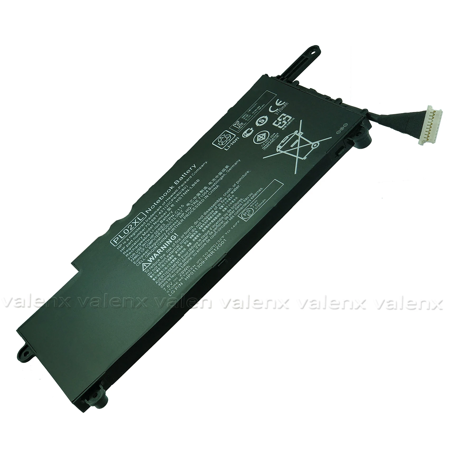 Аккумулятор PL02XL PL02029XL 7177376-001 751875-005 751681-231 751681-421 фотосессия для HP Pavilion 11 X360 - купить