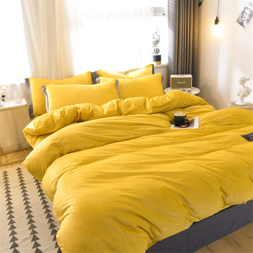 Горячее предложение! Распродажа! Хрустальный Бархатный комплект постельного