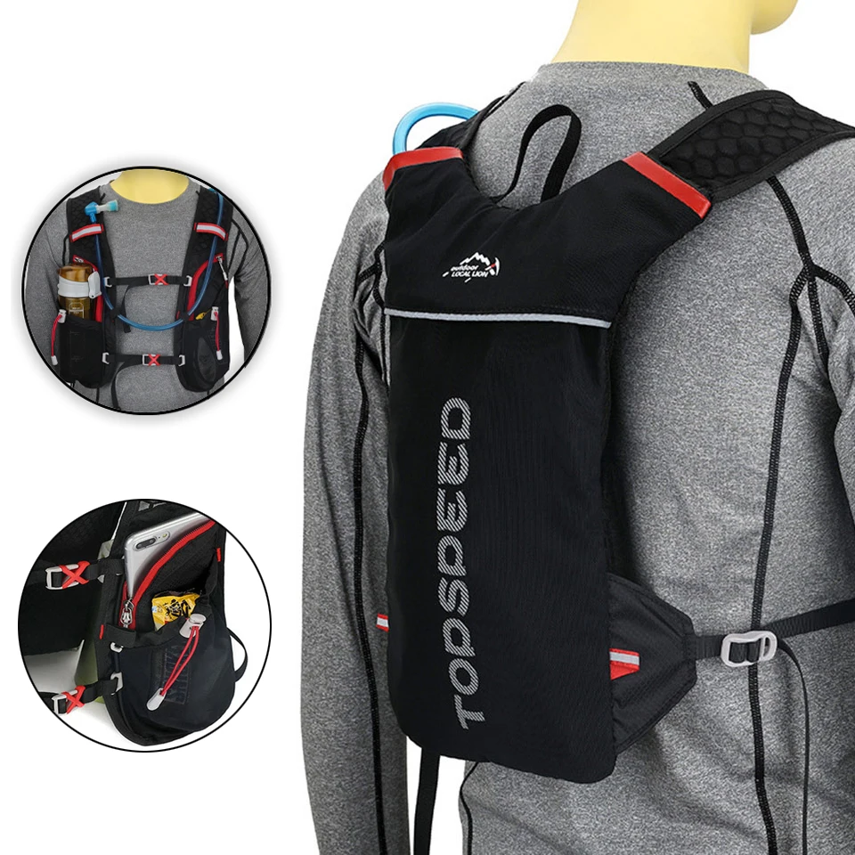 

Велосипедный рюкзак для горных велосипедов, водонепроницаемый портативный ранец для восхождения и пешего туризма, ультралегкий емкость 1,5 ...