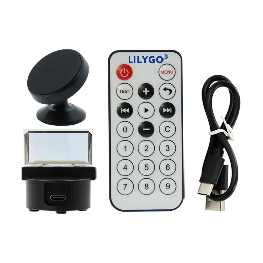 ИК-пульт LILYGO T TV прозрачный экран OLED программируемый Мини-ТВ ESP32 для Arduino