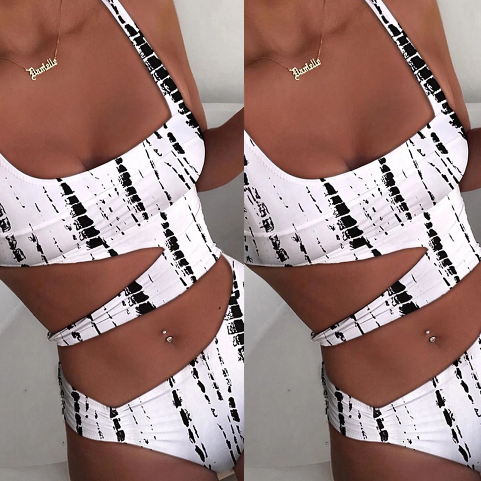 Высококачественные белые бикини с высокой талией лидер продаж бюстгальтер