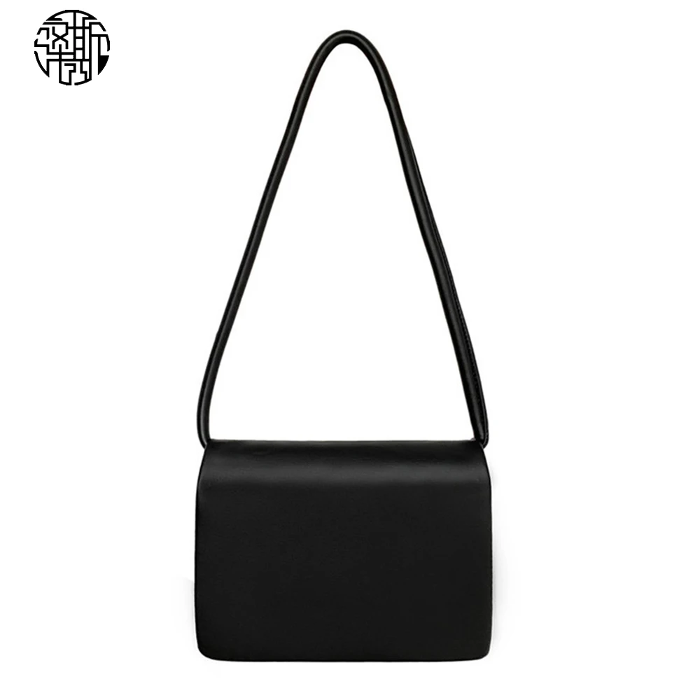 

Zenos INS Fashion Korea Style Square Bag New Arrival Square Bag Pu Leather Minimalist Shoulder Bag For Work Routine