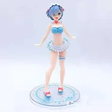 23 см Re: жизнь в другом мире от Zero Rem фигурка ПВХ Коллекция Модель игрушки brinquedos Для Рождественский подарок