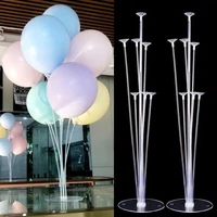 1 set 7 tubes balloon stand balloon holder column confetti balloons baby shower birthday party wedding xmas decoration supplies