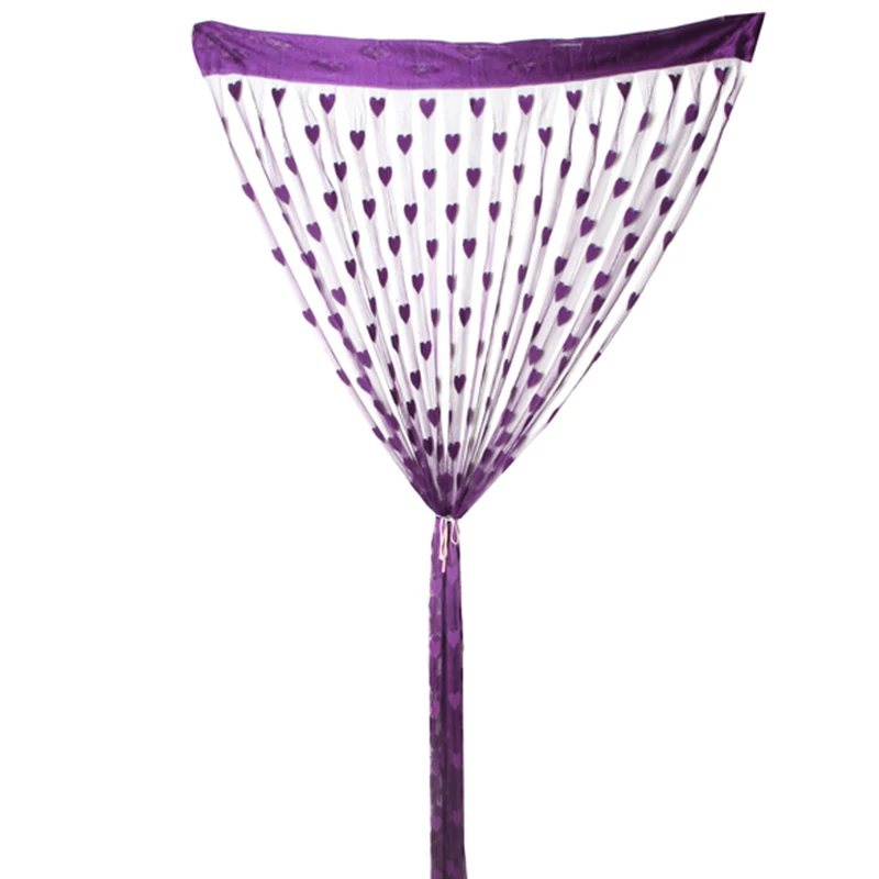 Романтическая линия занавески в форме сердца перегородки стены шторы для