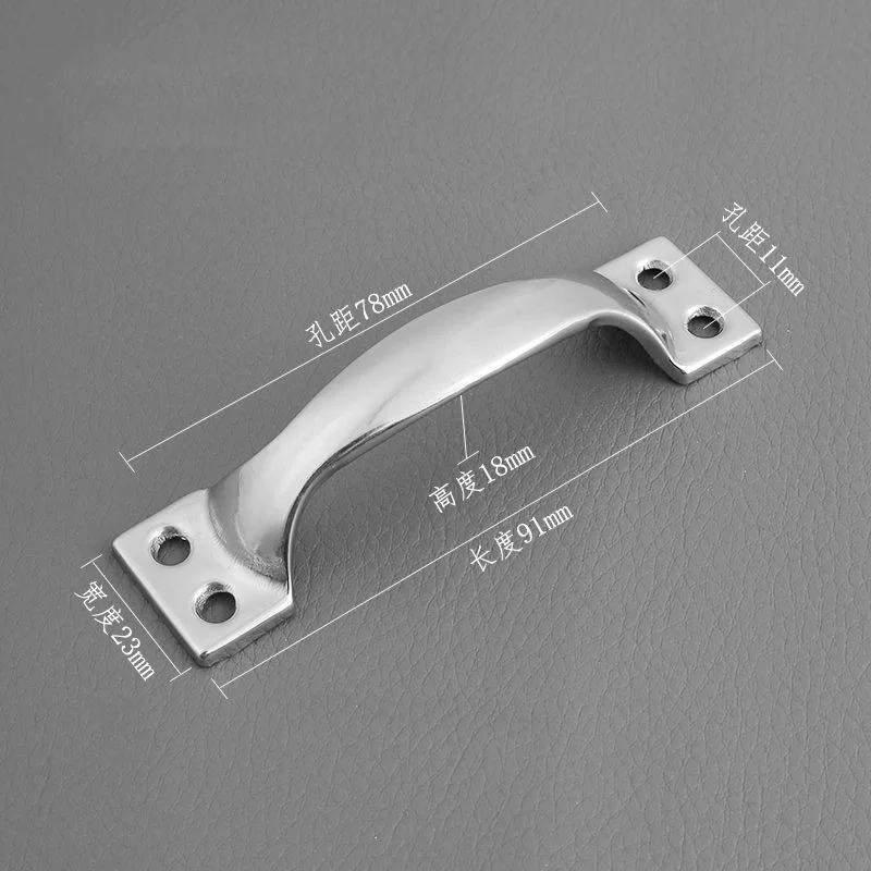 

10pcs Door Handles Simple Stainless Steel Door Hardware Cupboard Window Handle S/M/L 3 Size Door Handles Accessory Tools E11985