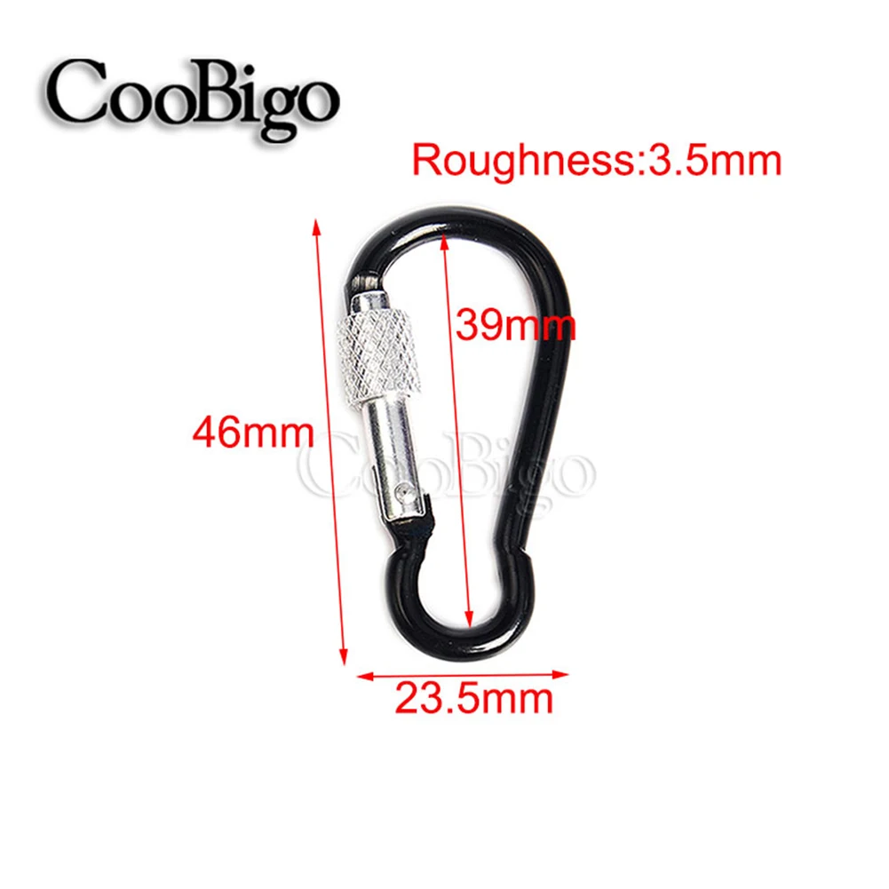 Алюминиевый зажим карабин пружинная защёлка крючки станок и кольцо в виде буквы D