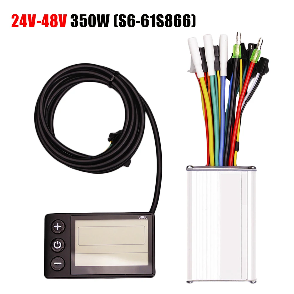 

24-48V 380W, фара для электровелосипеда в бесщеточный контроллер ЖК-дисплей Дисплей Панель подходит для скутера, фара для электровелосипеда в ...