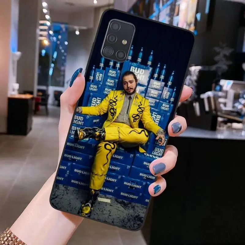 HUAGETOP Post Malone мягкий чехол для телефона на заказ Samsung S20 plus Ultra S6 S7 edge S8 S9 S10 5G lite 2020 |