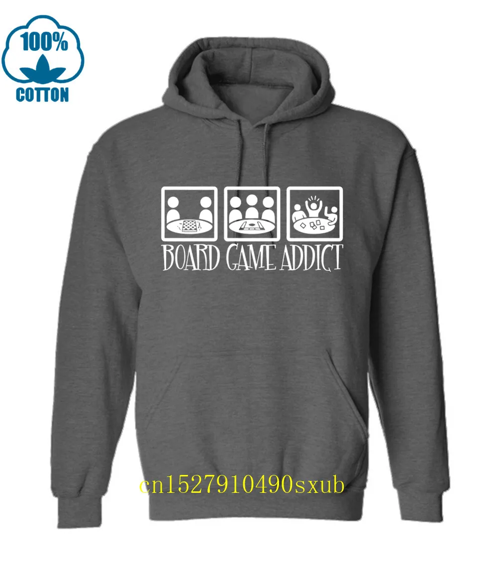 

2021 Fashion Style Hoodies round neck cool man's Hoodies Board Game Addict Hoodies for women