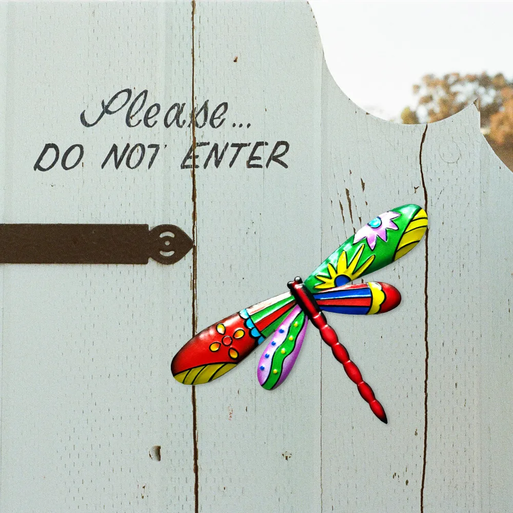 Подвеска в виде стрекозы для сада Libelle Wandbild настенное украшение реалистичное 28x16