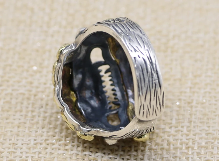 925 STERLING SILVER Pi Xiu beast men men's rings Ring jewelry A3341 | Украшения и аксессуары