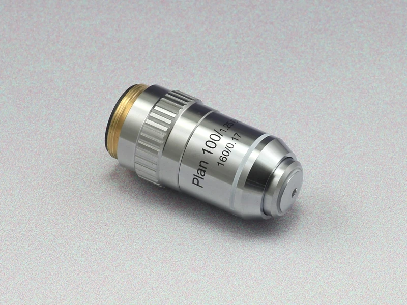 Биологический микроскоп план объектива 4X 10X 20X 40X 60X 100X резьба rms 160/0. 17|Запчасти и