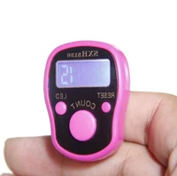 colorful abs digital led electronic tally counter 0 99999 manual new fingerring tally ring finger counterbox packing wholesale