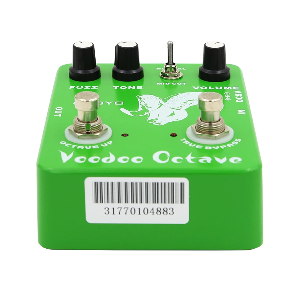 JOYO JF-12 Voodoo Octave педаль эффектов для электрогитары Fuzz Octaver создания гитара Stompbox 60's
