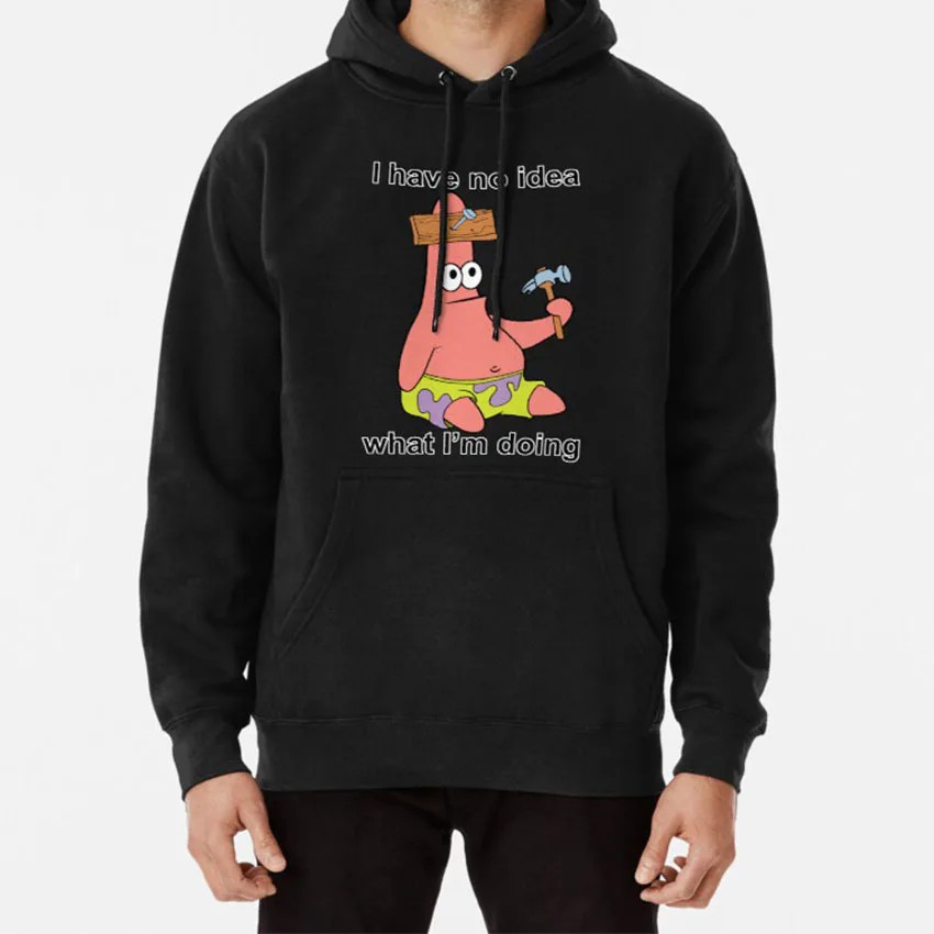 Не представляете толстовка Patrick Патрик Squidward со смешными героями из мультфильмов