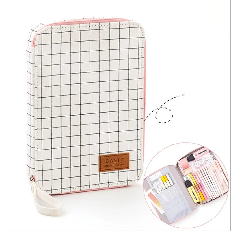 Кавайный чехол для карандаша многофункциональная коробка ручек большой емкости