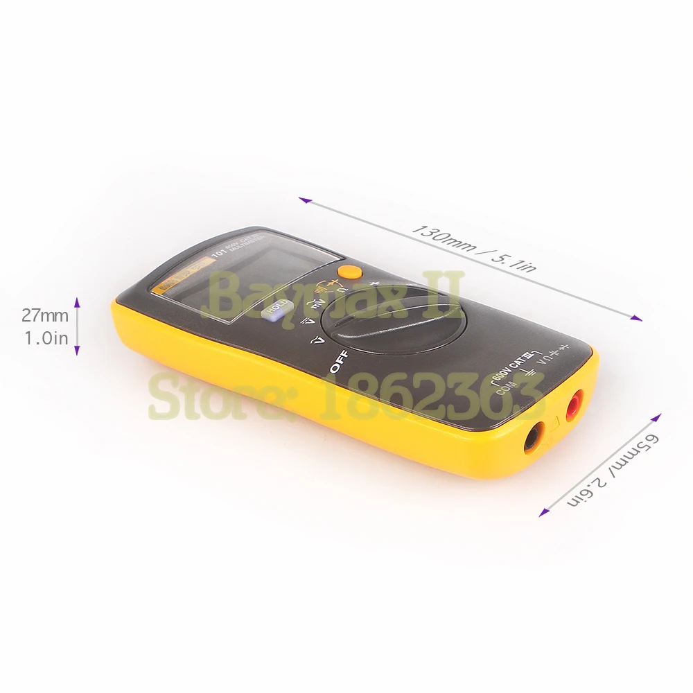 Цифровой мультиметр Fluke101 с автоматическим выбором диапазона для измерения
