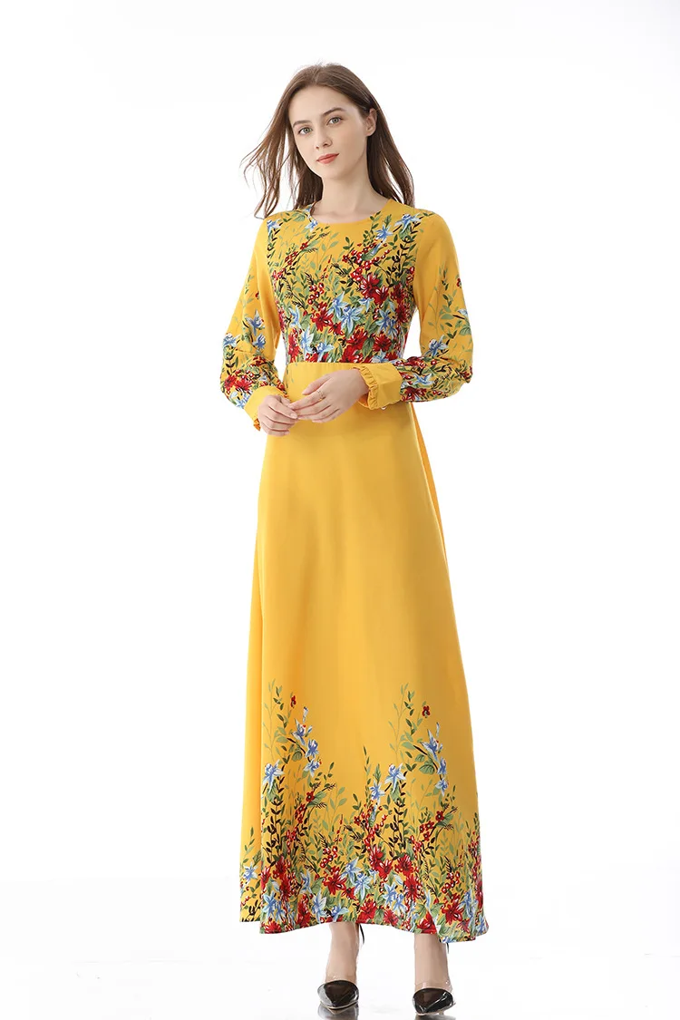 

Vestidos Chiffon Muslim Dress Abaya Kaftan Pakistani Arabic Maxi Hijab Dresses Caftan Maroc Islam Dresses Robe Musulmane Longue