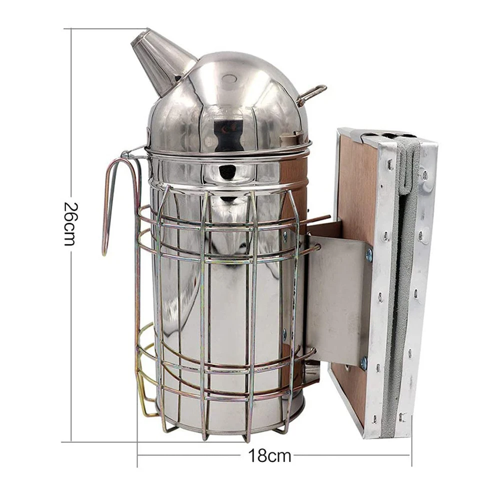 1 шт. из нержавеющей стали для пчеловодства курильщик круглая головка привод