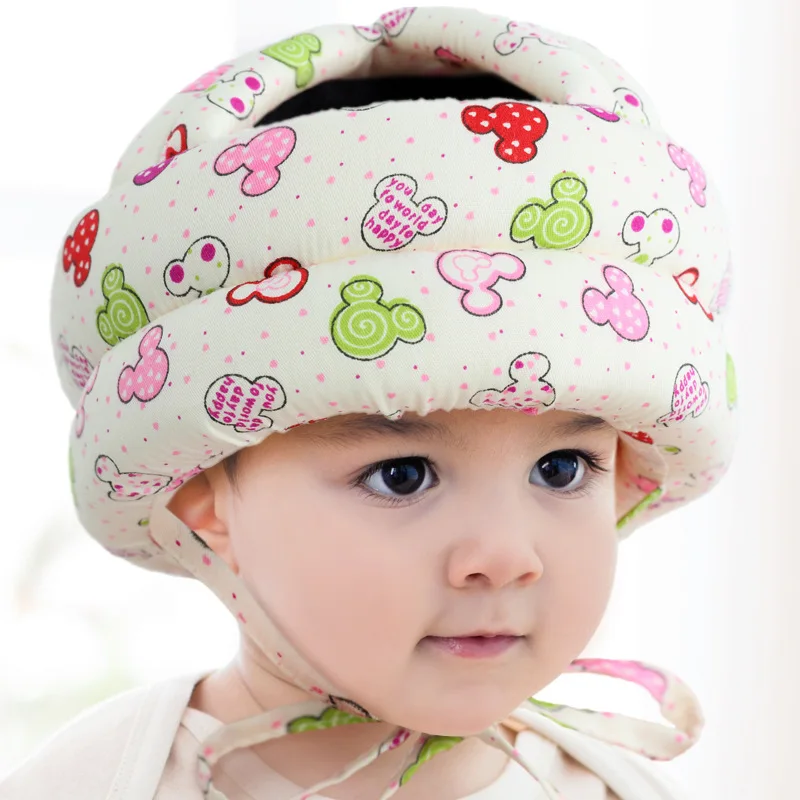 Baby Hat Cotton Boy Girl Safety Helmet Adjustable Protective Cap Summer Walk Head Security&ampProtection Kids Newborn | Детская одежда