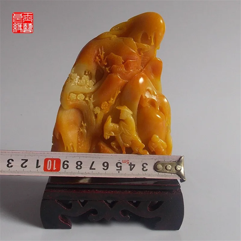 Китайская известная Статуэтка Shoushan для резьбы по камню | Дом и сад