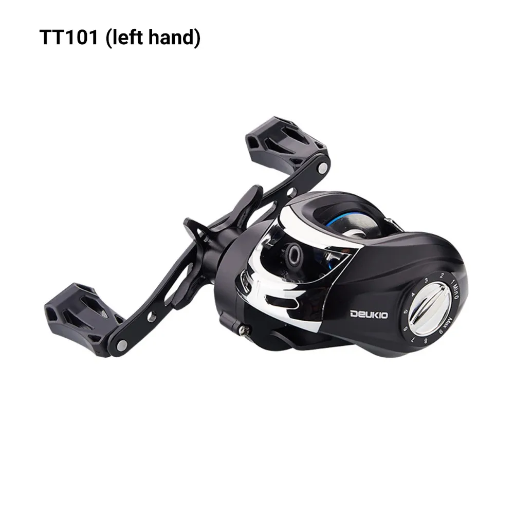 

Baitcasting Reel High-speed 7.2:1Speed Ratio TT101 Fishing Reel Labor Saving Double Rocker 4+1BB Universal Carp Fishing Reels