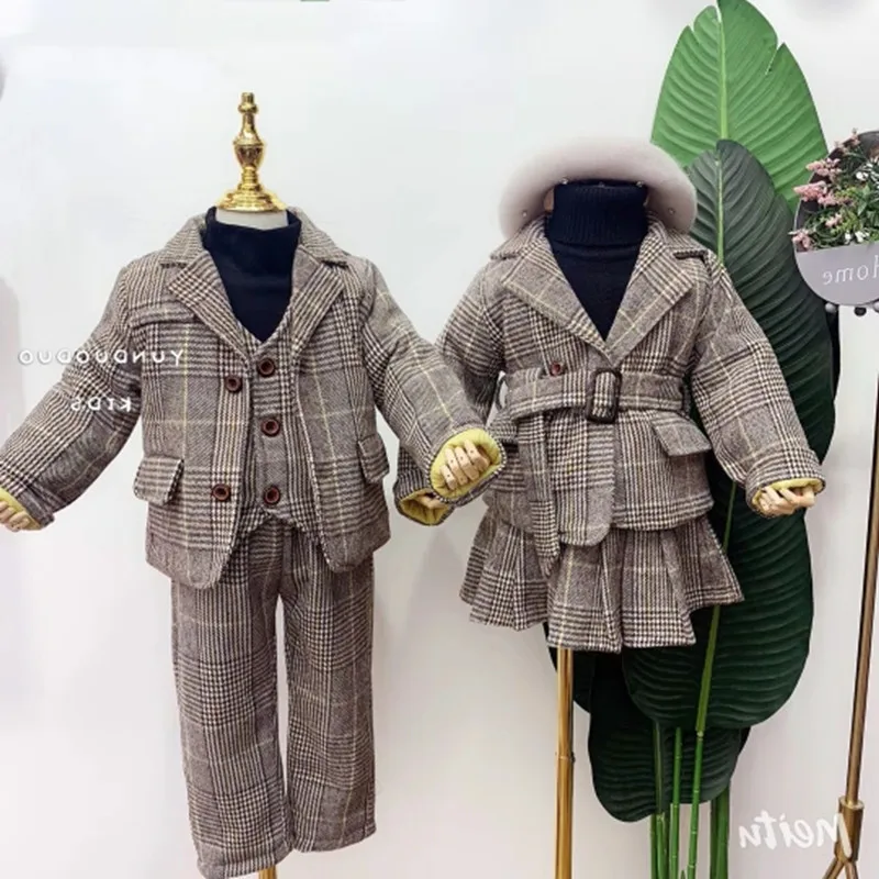 2020 новый весенний костюм из трех предметов Стеганая утепленная одежда для