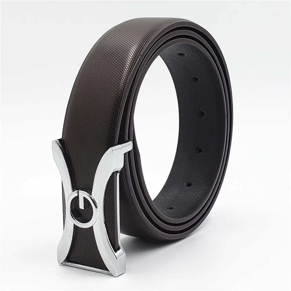 2019 Men Cowhide Belts Genuine Leather Strap for Men Trending Smooth Buckle Belts G Buckel Women Belts Fashion Designer Belt