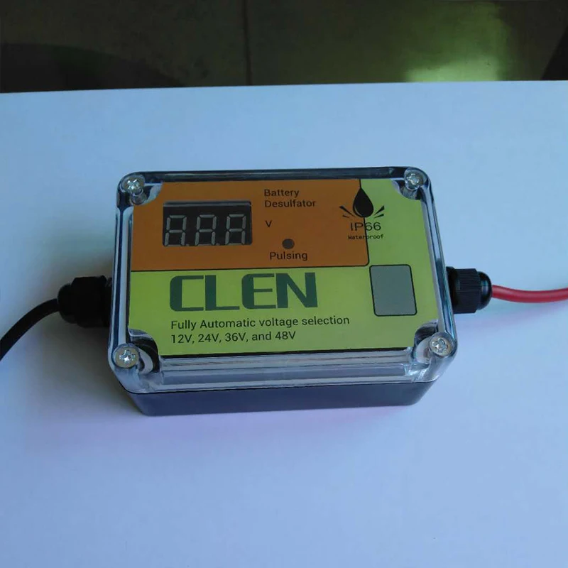 CLEN новая модель 400Ah интеллектуальная автоматическая импульсная свинцово