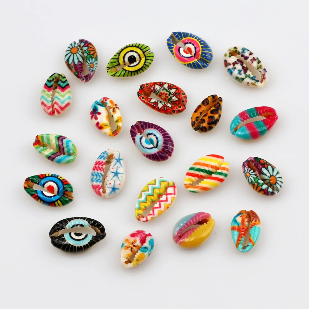 10 шт. ракушки из ракушек разных цветов |