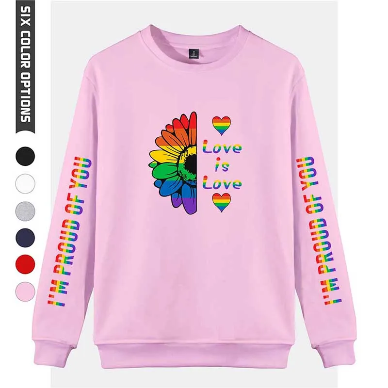 Толстовка ЛГБТ для женщин и мужчин модные толстовки Повседневный пуловер без