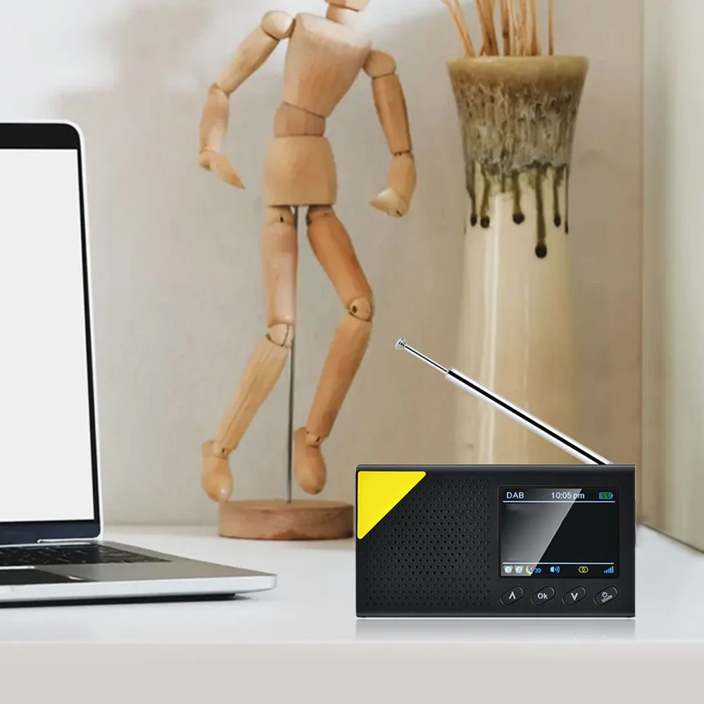 Портативное цифровое Bluetooth радио DAB/DAB + и FM приемник перезаряжаемое 2020 новинка 1