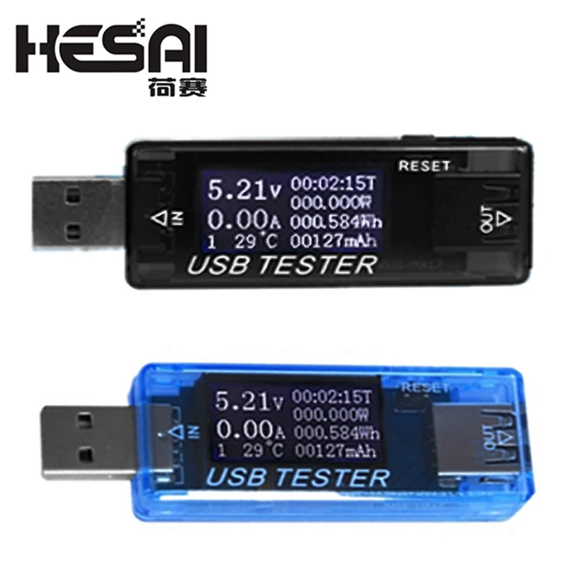 Цифровой дисплей USB зарядное устройство измеритель емкости тока напряжения