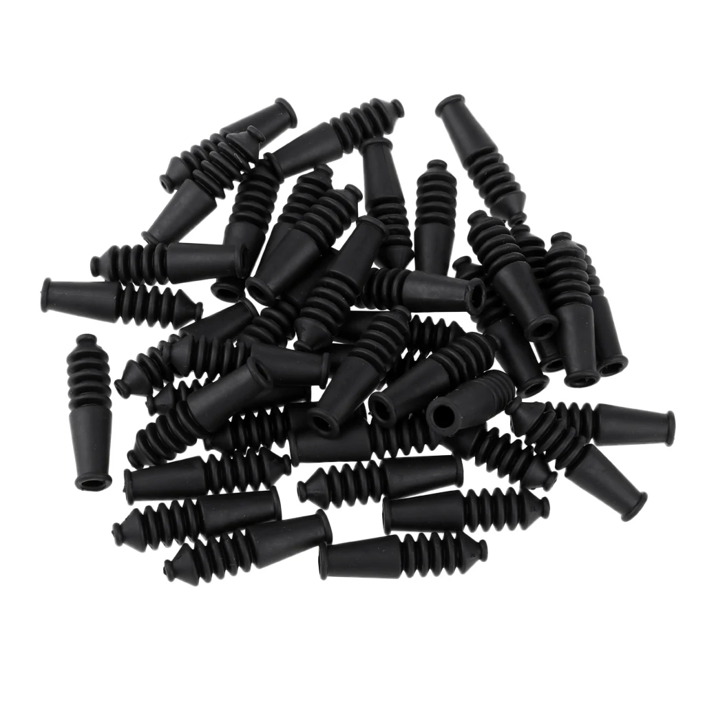 

40x Rubber V Brake Cap End Crimp Dustproof Cover Boots Accessory