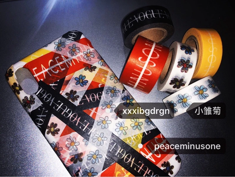 Kpop лента с надписью G-dragon маргаритками |