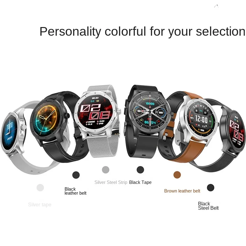 

Smart Watch Heart Rate Blood Pressure Sleep Detection Bluetooth Calling Local Storage Music Playback Mp3u Disk stainless steel