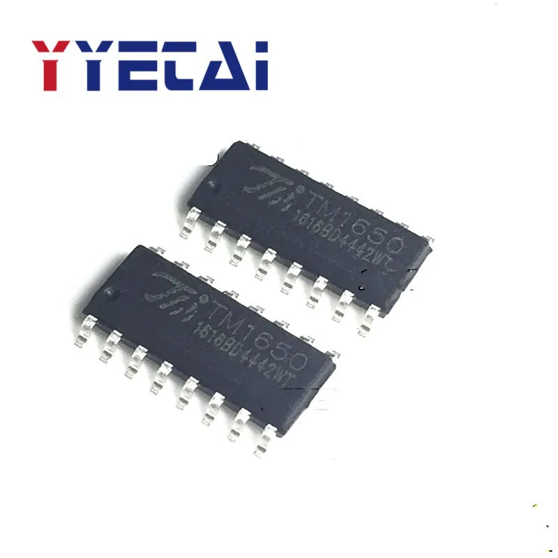 

TAI 10 шт. TM1650 SOP16 8*4 бит драйвер цифровая трубка чип патч 16 футов