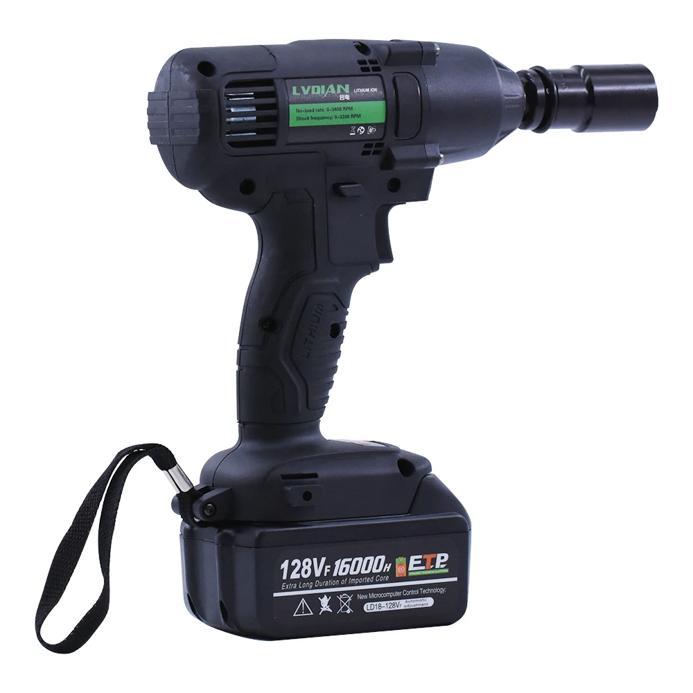 Высокая мощность бесщеточный литиевый аккумулятор электрический гаечный ключ