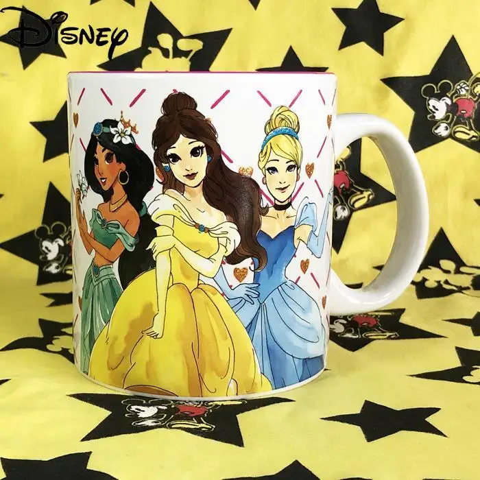 

Disney Cute Cartoon Ceramic Mug Simple Large Capacity Mug Coffee Cup Water Cup Breakfast Cup Milk Cup