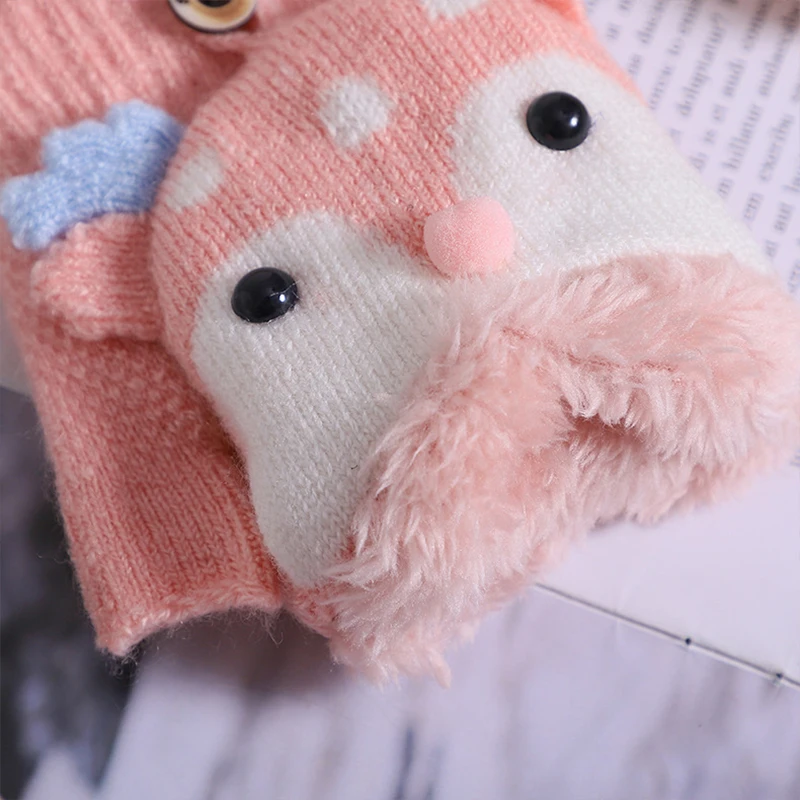 Модные детские перчатки на осень и зиму для детей от 1 до 3 лет мягкие митенки