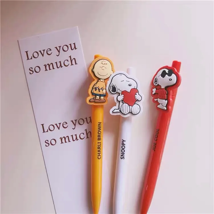 Peanuts Rogue Dog гелевая ручка креативная кавайная мультяшная нейтральная ручка милый пресс 0,5 мм черная чернильная ручка фирменная ручка Канцелярия для учеников