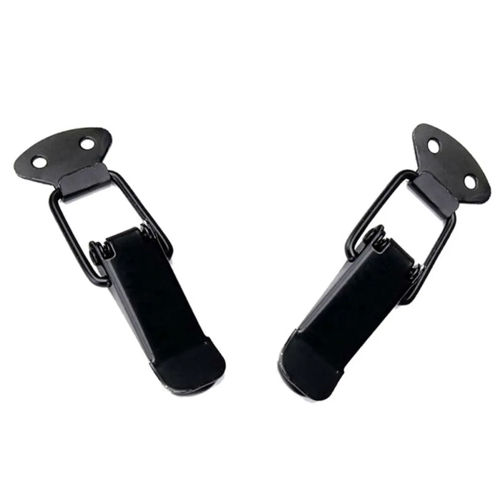 

1 Pair Bumper Release Black Fastener Clip Fender Hatch Lids Parts Quick