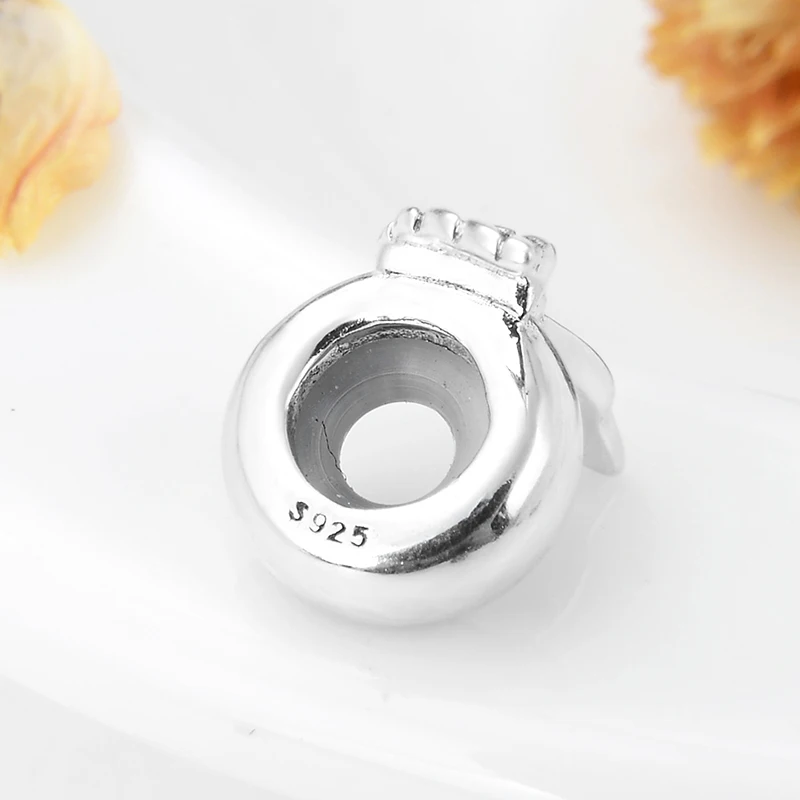 Новинка 925 пробы серебряные крылья ангела пробки бусины подходят к оригинальному