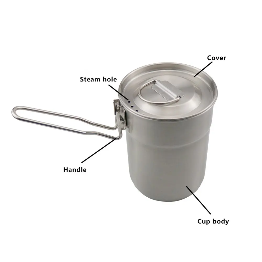 

Приключенческая посуда для кемпинга, складная ручка с фиксатором, инструменты для готовки на открытом воздухе