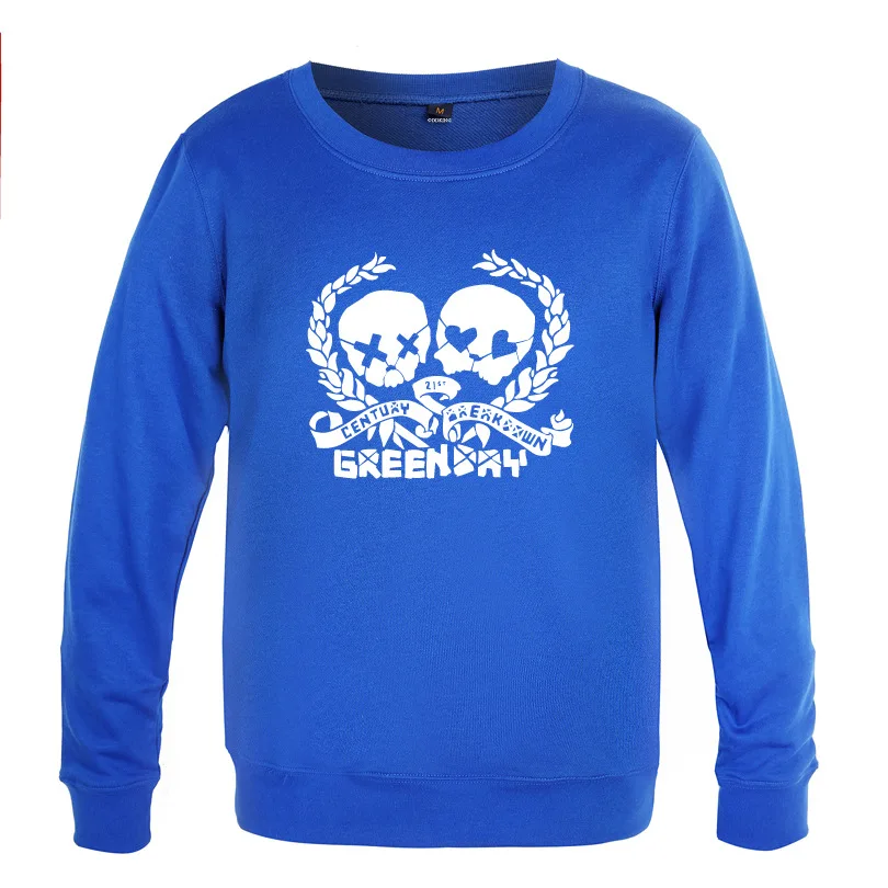 

Green Day Rock Sweatshirts Men Spring Autumn Long Sleeve O-Neck Pullover Casual Man Hip Hop Streetwear Sport Fitness Hoody Coat