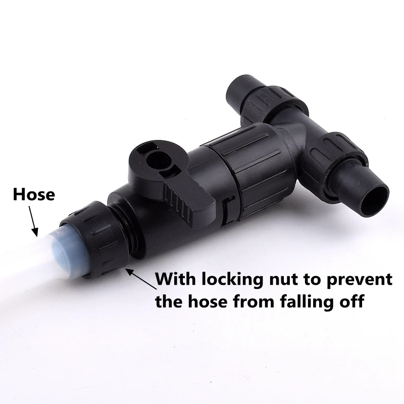 12 16mm Pagoda Hose Quick Connect Tee Valve Aquarium Of Water Pipe Fish Tank Release Garden Irrigation Fittings |