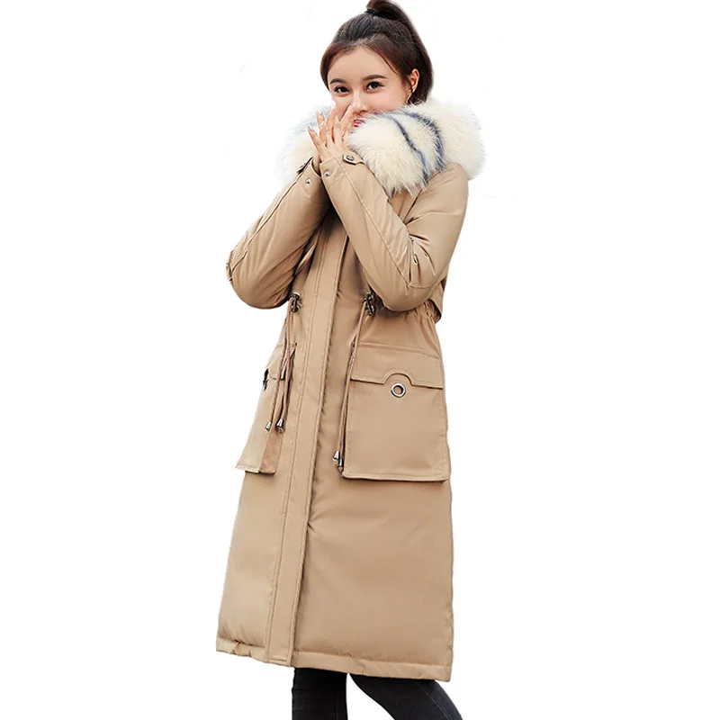 Abrigos Mujer Invierno 2019 зимняя куртка женская меховая хлопковая стеганая Женская парка